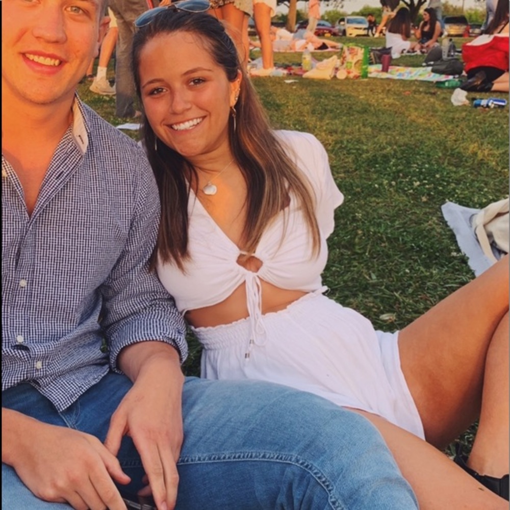 LF white romper
